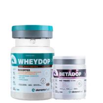 Wheydop Elemento Puro 900g + Pré treino BETADOP 300g