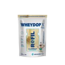 Wheydop X Sabor Leite Condensado Refil 900g Elemento Puro