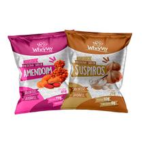 Wheyviv Biscoito de Amendoim 45g + Wheyviv Biscoito de Suspiro 25g