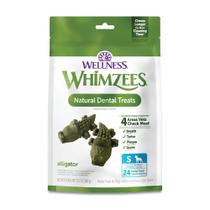 Whimzees Jacaré Dental - Para Cães de Raça Pequena (15-25 lbs)