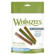 WHIMZEES Natural Grain Free Daily Dental Long Lasting Dog Treats, Stix, Small, Pack of 28