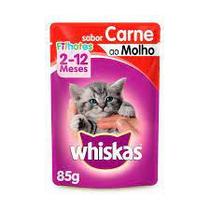 Whiskas gatos filhotes sabor carne 85g