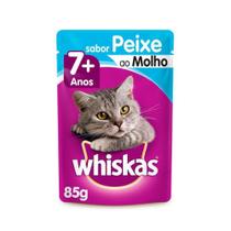 Whiskas Sache Adulto 7+ Peixe ao Molho - 85 Gr Whiskas Sache Adulto 7+ Peixe ao Molho - 85 Gr
