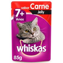 Whiskas Sache Gatos Adultos Carne 7+ Jelly 85G - MARS