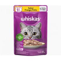 Whiskas Sache Gatos Adultos Sabor Frango 85g Ração Úmida