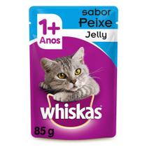 Whiskas Sachê Peixe Jelly - Gatos Acima de 1 Ano 85g Whiskas Sachê Peixe Jelly - Gatos Acima de 1 Ano 85g