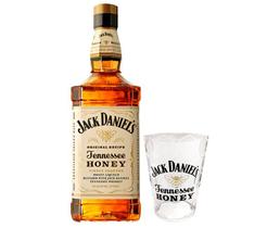 Whiskey Jack Daniels Honey 1L com copo de acrilico personalizado