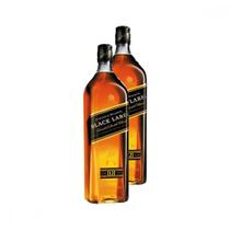 Whisky Black Label 12 Anos 1L 2 Unidades Johnnie Walker