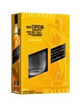 Whisky Black Label 750ml - Kit com Copo de Vidro