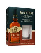 Whisky Bourbon Buffalo Trace 750ml - Kit com Copo de Vidro
