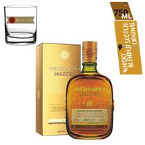 Whisky Buchanan's Master Blended 750ml Com Caixa e Selo Original + Copo Presente - Buchanans