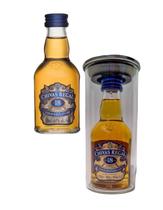 Whisky Chivas 18 anos 50ml + Expositor de Vidro