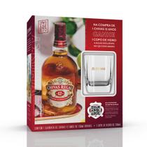 Whisky Chivas Regal 12anos + Copo de vidro Chivas Personalizado