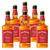 Whisky de Canela Jack Daniel's Fire 700ml 6 Unidades Whisky de Canela Jack Daniel's Fire 700ml 6 Unidades