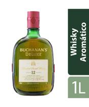 Whisky Escocês Blended Buchanans Deluxe Aged 12 Years Garrafa 1 Litro