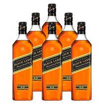 Whisky Escocês Johnnie Walker Black Label 1l 6 Unidades Whisky Escocês Johnnie Walker Black Label 1l 6 Unidades