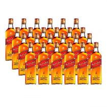Whisky Escocês Johnnie Walker Red Label 500ml Caixa com 24 unidades