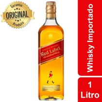 Whisky Importado Johnnie Walker Red Label 8 Anos - 1L