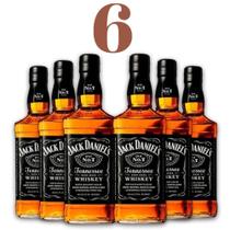 Whisky Jack Daniel's Old Nº7 Tennessee 1 Litro com 6 Und Original - JACK DANIELS
