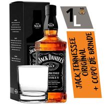 Whisky Jack Daniel's Original 1000 Ml Com Caixa E Selo + Copo Jack Personalizado
