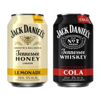 Whisky Jack Daniel's Tennessee Honey Lemonade e Cola Lata 330ml 1un de cada