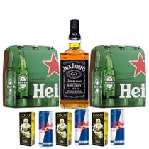 Whisky Jack Daniels 1L + Cerveja Long Neck 330ml
