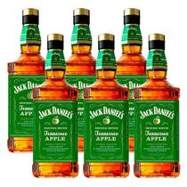 Whisky Jack Daniels Americano 5 Anos Apple 1L 6 Unidades