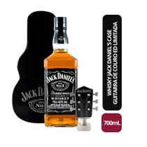Whisky Jack Daniels Case Guitarra de Couro Ed Limitada 700ml
