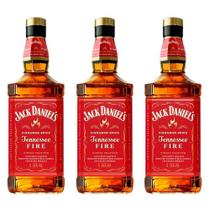 Whisky Jack Daniels Tennessee Fire 1L 3 Unidades Whisky Jack Daniels Tennessee Fire 1L 3 Unidades