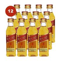 Whisky Jhonnie Walker Red Label 50Ml Mini - 12 Unidades