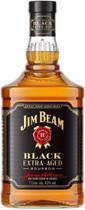 Whisky Jim Beam Black Extra Aged 1L - Caixa com 12 Unidades