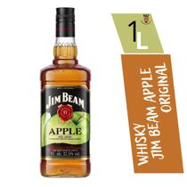 Whisky Jim Beam Maça Verde Bourbon Americano Com Selo Original 1000 Ml - Jim Beam Bourbon