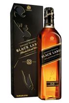 Whisky Johnnie Walker Black Label 12 nos 1000ml Whisky Johnnie Walker Black Label 12 nos 1000ml