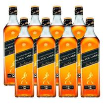 Whisky Johnnie Walker Black Label 1L 8 Unidades Whisky Johnnie Walker Black Label 1L 8 Unidades