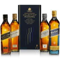 Whisky Johnnie Walker Collection 4 unidades 200ml cada