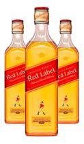 Whisky Johnnie Walker Red Label - 500Ml 3 Unidades