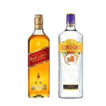 Whisky Jw Red Label + Gin Gordon'S - 750Ml