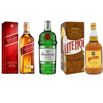 Whisky Red Label 1L + White Horse 1L + Gin Tanqueray 750Ml - Red Label / White Horse / Tanqueray