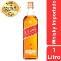 Whisky Red Label Johnnie Walker 1 litro - Exclusivo