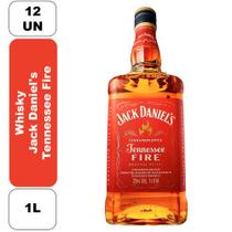 Whisky Tennessee Fire 1L 12 Unidades Jack Daniels