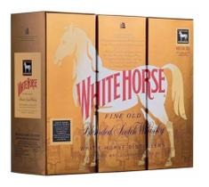 Whisky White Horse 1L C/ 3 Unidades