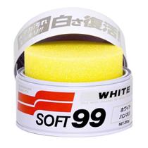 White Cleaner Cera Limpadora Restaura Cor Brilho 350G - Soft99 White Cleaner Cera Limpadora Restaura Cor Brilho 350G - Soft99
