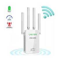 Wi-Fi Fortalecido: Repetidor 4 Antenas E Amplificador Sinal