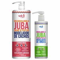 Widi Care Kit Creme de Pentear Encaracolando + Creme de Pentear Ondulando a Juba