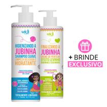 Widi Care Kit Jubinha Efeito Levinho Shampoo 300ml, Creme de pentear 300ml + Presente Surpresa (2 produtos)