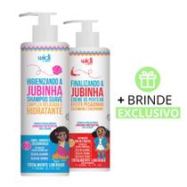 Widi Care Kit Jubinha Efeito Pesadinho Shampoo 300ml, Creme de pentear 300ml + Miniatura (2 produtos)