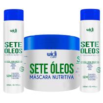 Widi Care Nutritivo Sete Oleos Kit Shampoo + Condicionador + Máscara Widi Care Nutritivo Sete Oleos Kit Shampoo + Condicionador + Máscara