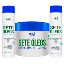 Widi Care Nutritivo Sete Oleos Kit Shampoo + Condicionador + Máscara