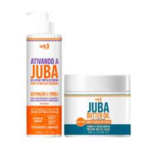 Widi Juba Fortalecimento e Umectação Kit - Gelatina Fortalecedora + Máscara Butter Oil Umectação