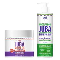 Widi Juba Super Volume e Antiporosidade Kit - Gelatina Super Volume Juba + Máscara Antiporosidade Juba